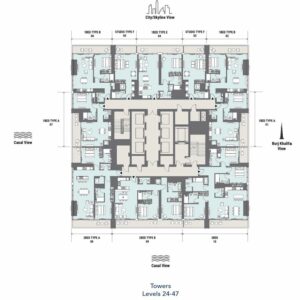 select-peninsula-4-1-bedroom-plan