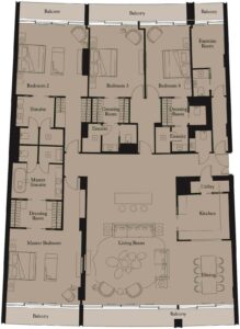 atlantis-royal-residences-4-bedroom-floor-plan