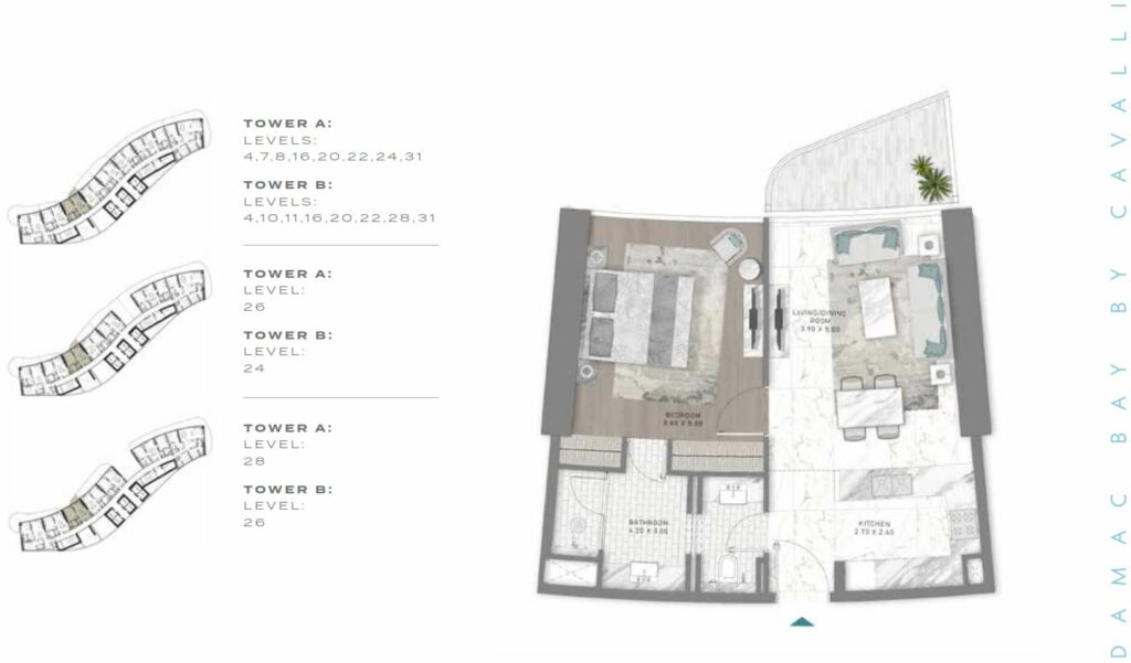 damac-bay-cavalli-1-bedroom-floor-plan