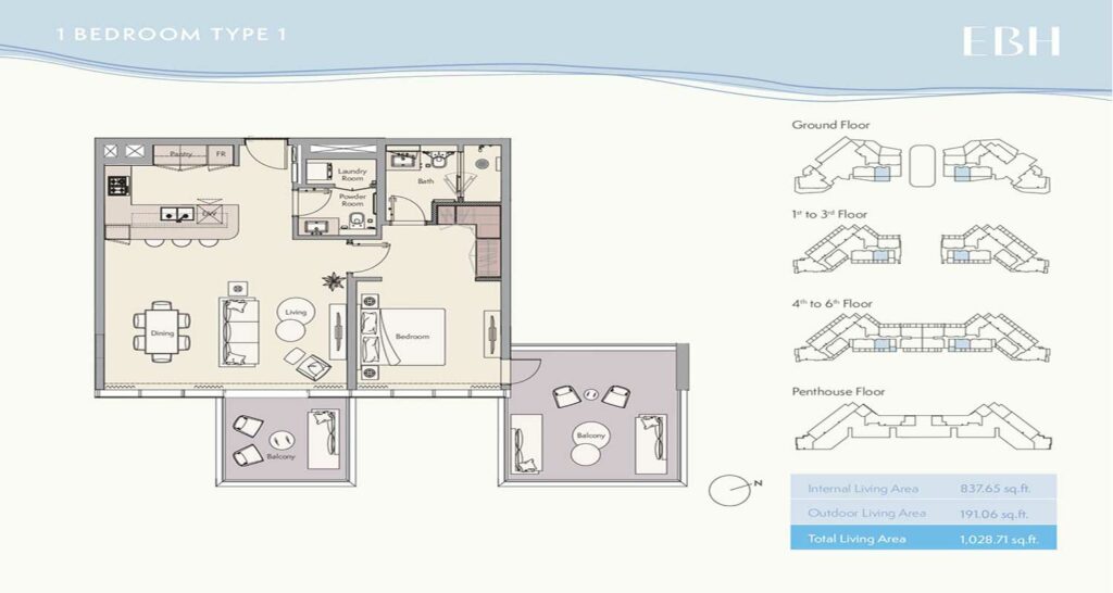 ellington-beach-house-1-bedroom-plan