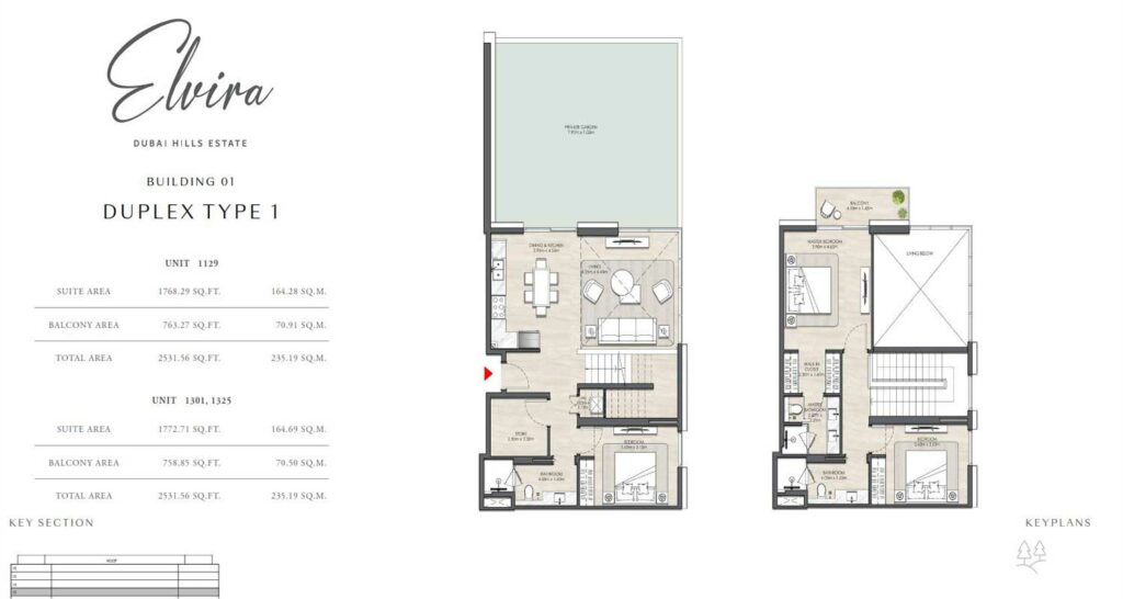 emaar-elvira-duplex-penthouse-plan