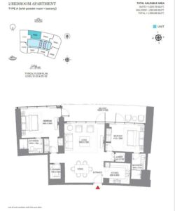 sobha-seahaven-2-bedroom-plan