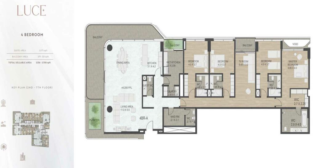 taraf-luce-4-bedroom-plan