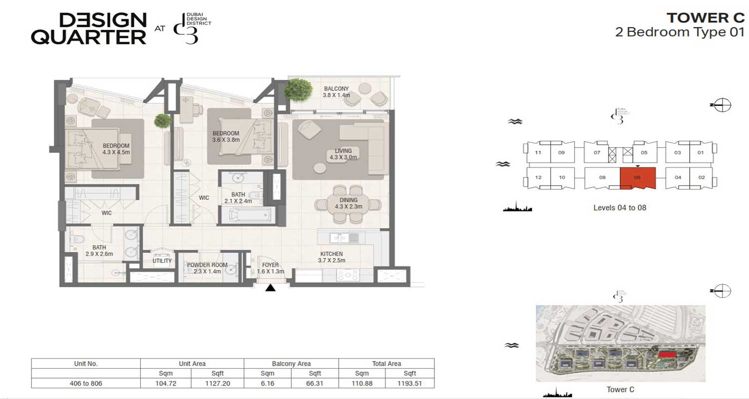 meraas-design-quarter-d3-2-bedroom-plan