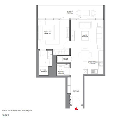 sobha-verde-1-bedroom-floor-plans