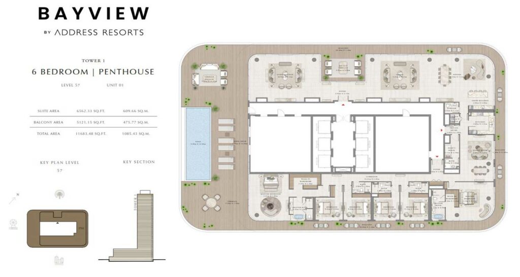 emaar-bayview-penthouse-plan