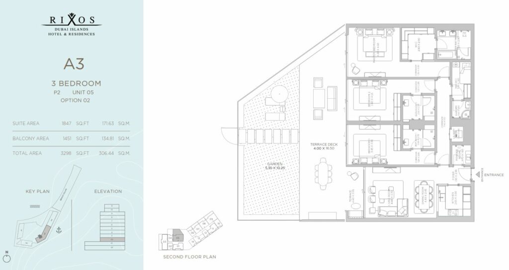 rixos-dubai-islands-3-bedroom-plan