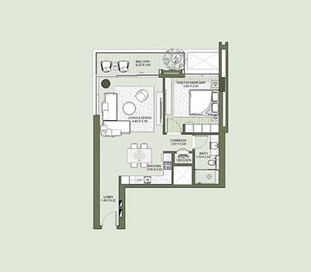 meeras-central-park-plaza-1bedroom-floorplan