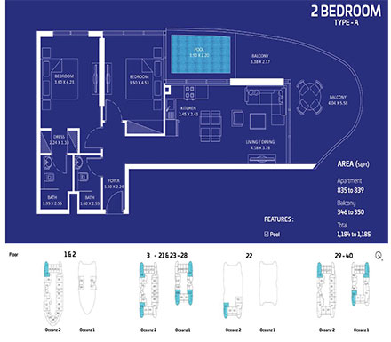 danube-oceanz-3-2-bed-layout-440-385