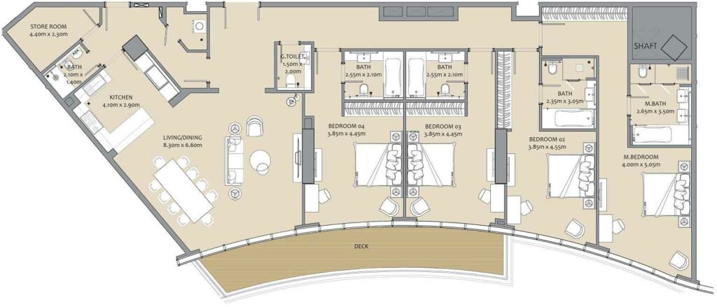 shapoorji-imperial-avenue-4-bed-floor-plan