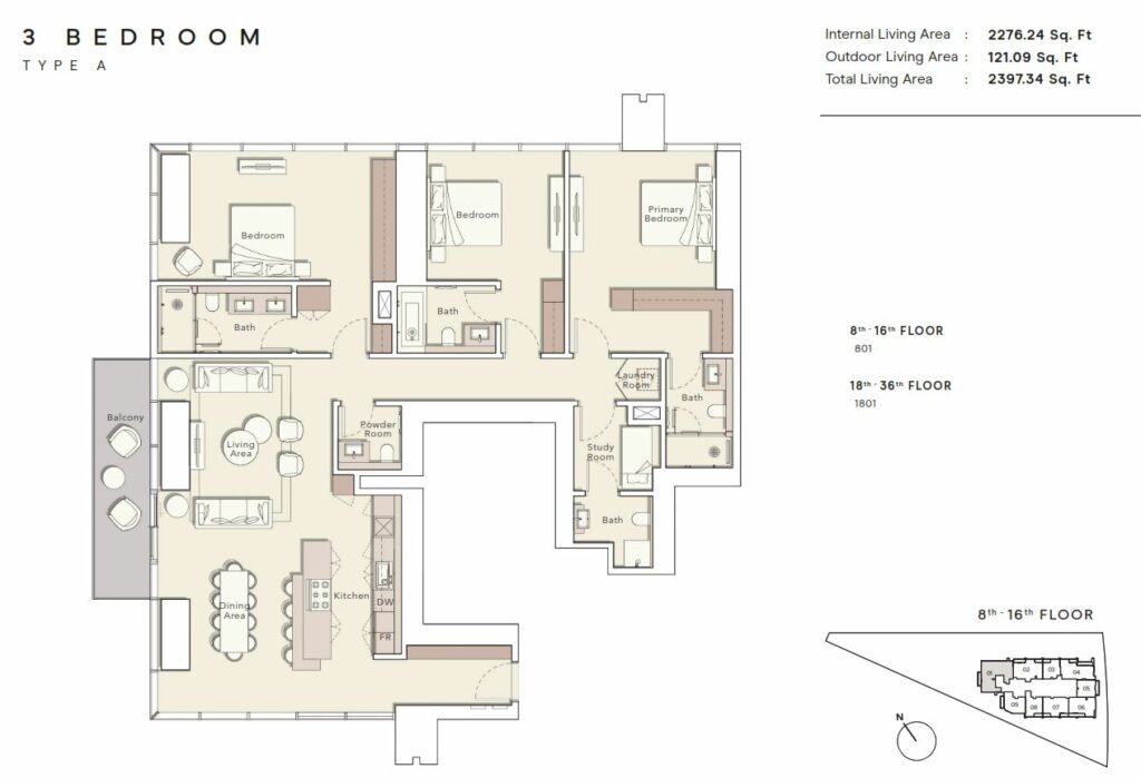 ellington-one-river-point-3-bed-floor-plan