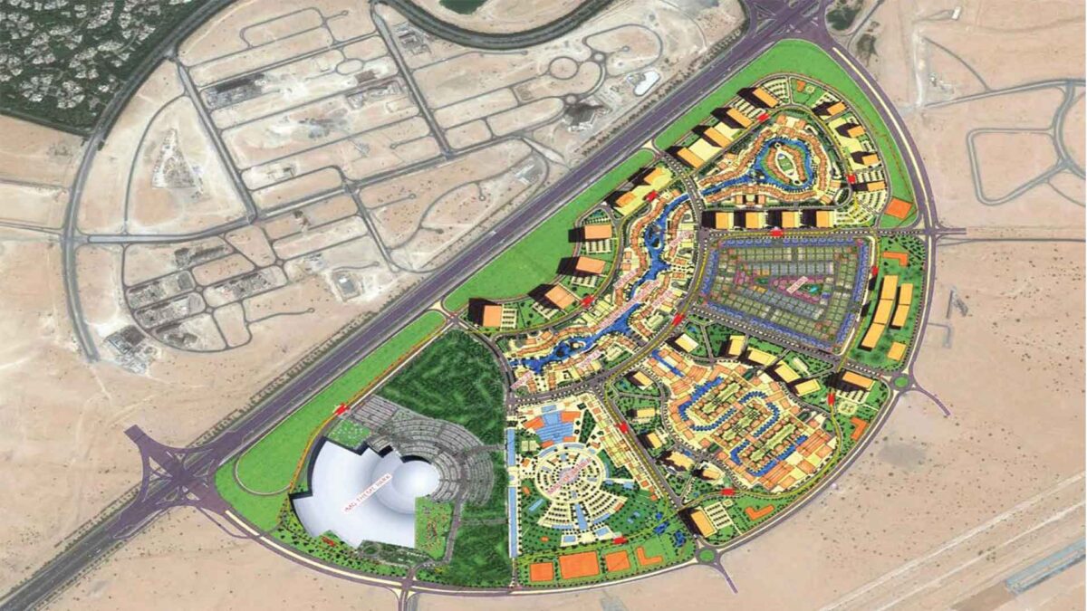 MAG 330 — City of Arabia, Dubai location map