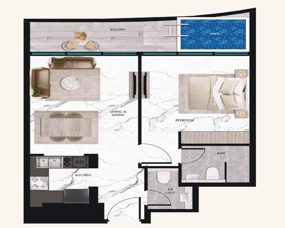 samana-barari-1-bedroom-plan