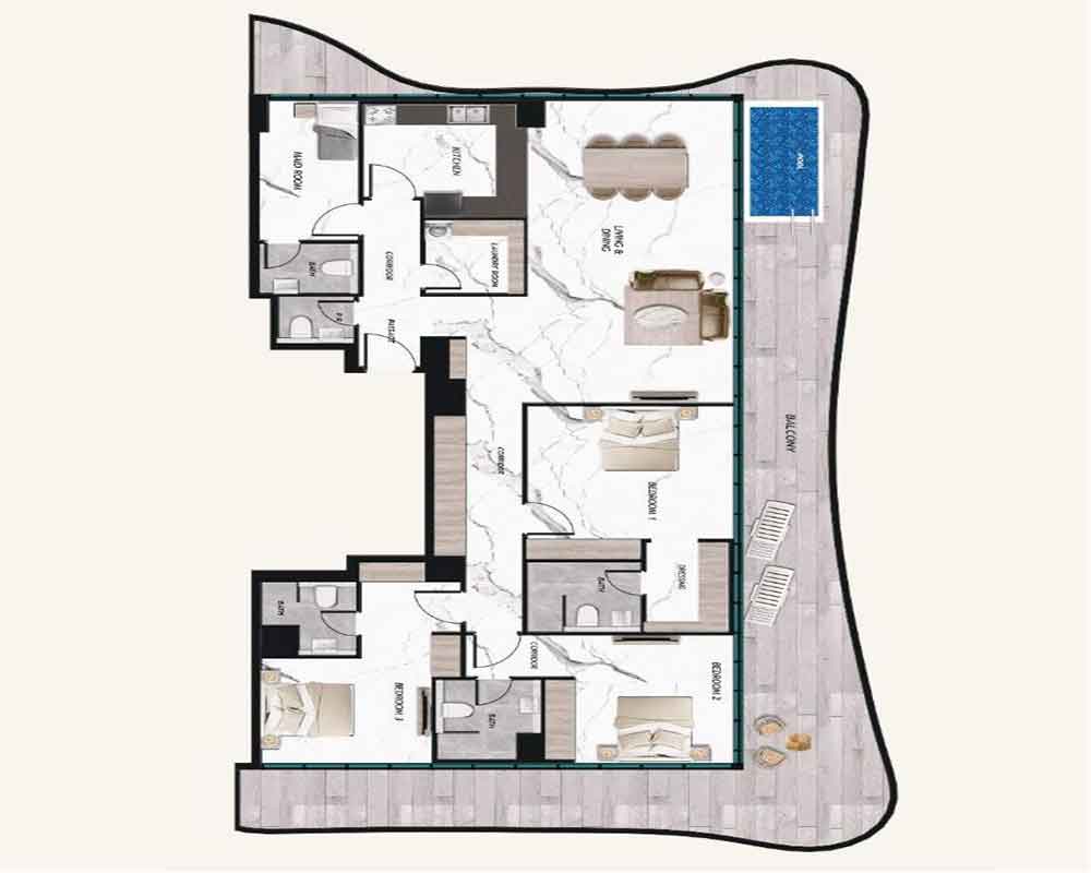 samana-barari-3-bedroom-plan