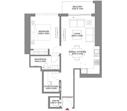 sobha-hartland-2-1-bed-floor-plans-440-385