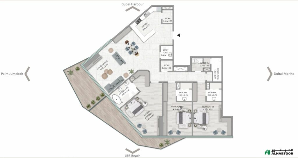 habtoor-grand-3-bedroom-floor-plans