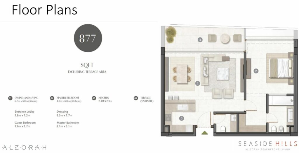 al-zorah-seaside-hills-1-bedroom