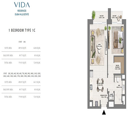 emaar-vida-residences-floor-plan