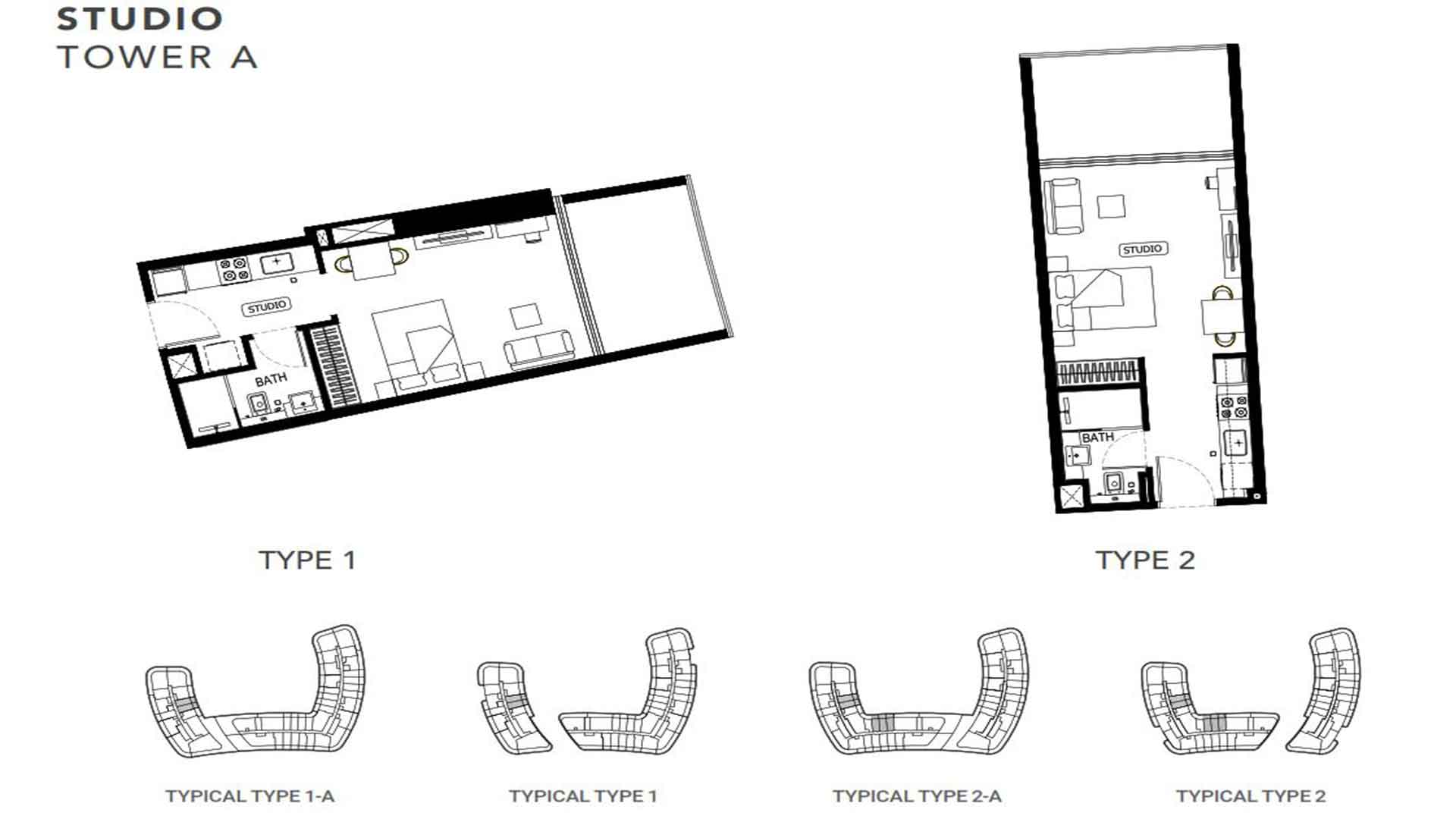 binghatti-hills-studio-layout-plan