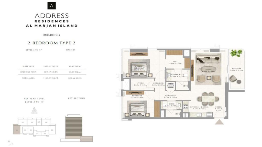 emaar-address-al-marjan-2-floor-plan