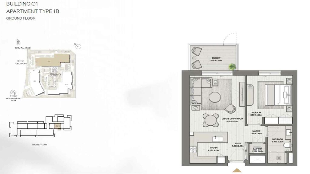 meraas-mjl-riwa-1-bed-plan