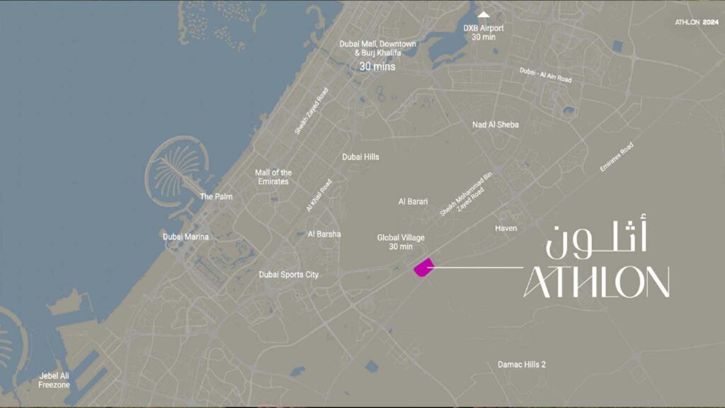 aldar-athlon-dubai-location