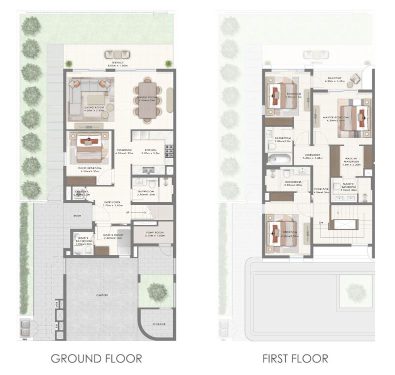 emaar-the-valley-4-br-plan