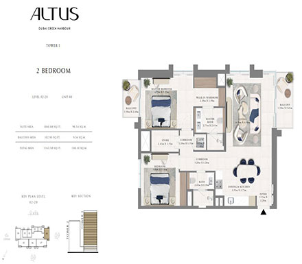 emaar-creek-altus-floor-440-385-Floor-Plan