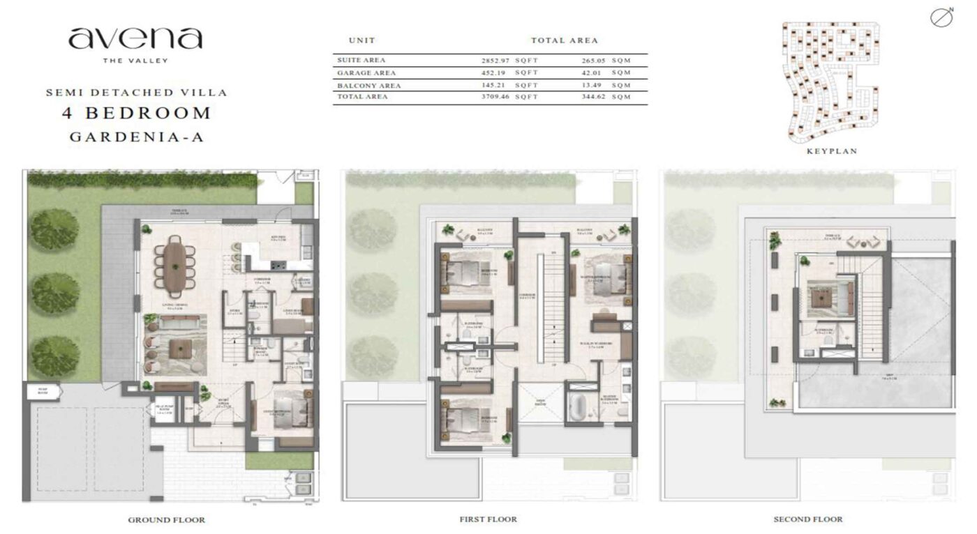3 Bedroom — Floor Plan