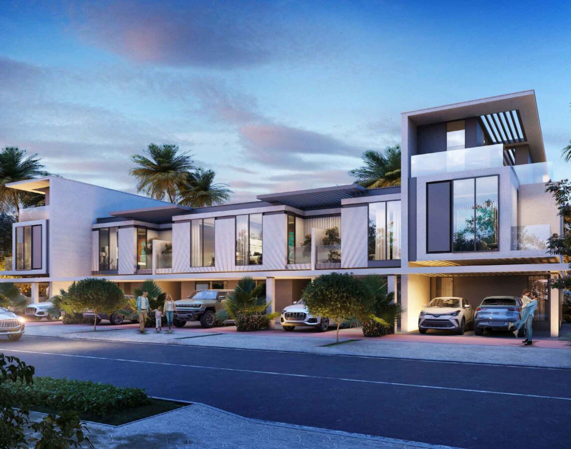Damac Sun City Townhouses — Cherrywoods, Dubailand location map