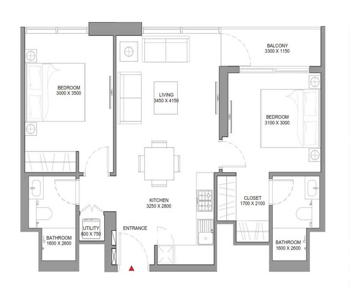 sobha-siniya-florine-2-bedroom