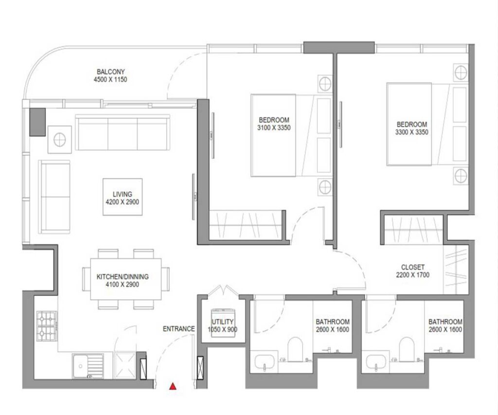 sobha-siniya-florine-2-floor-plan