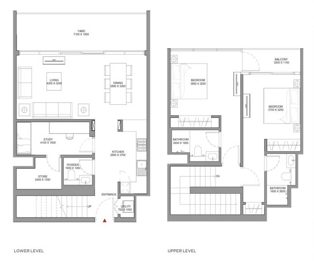 sobha-siniya-florine-2-townhouse-plan