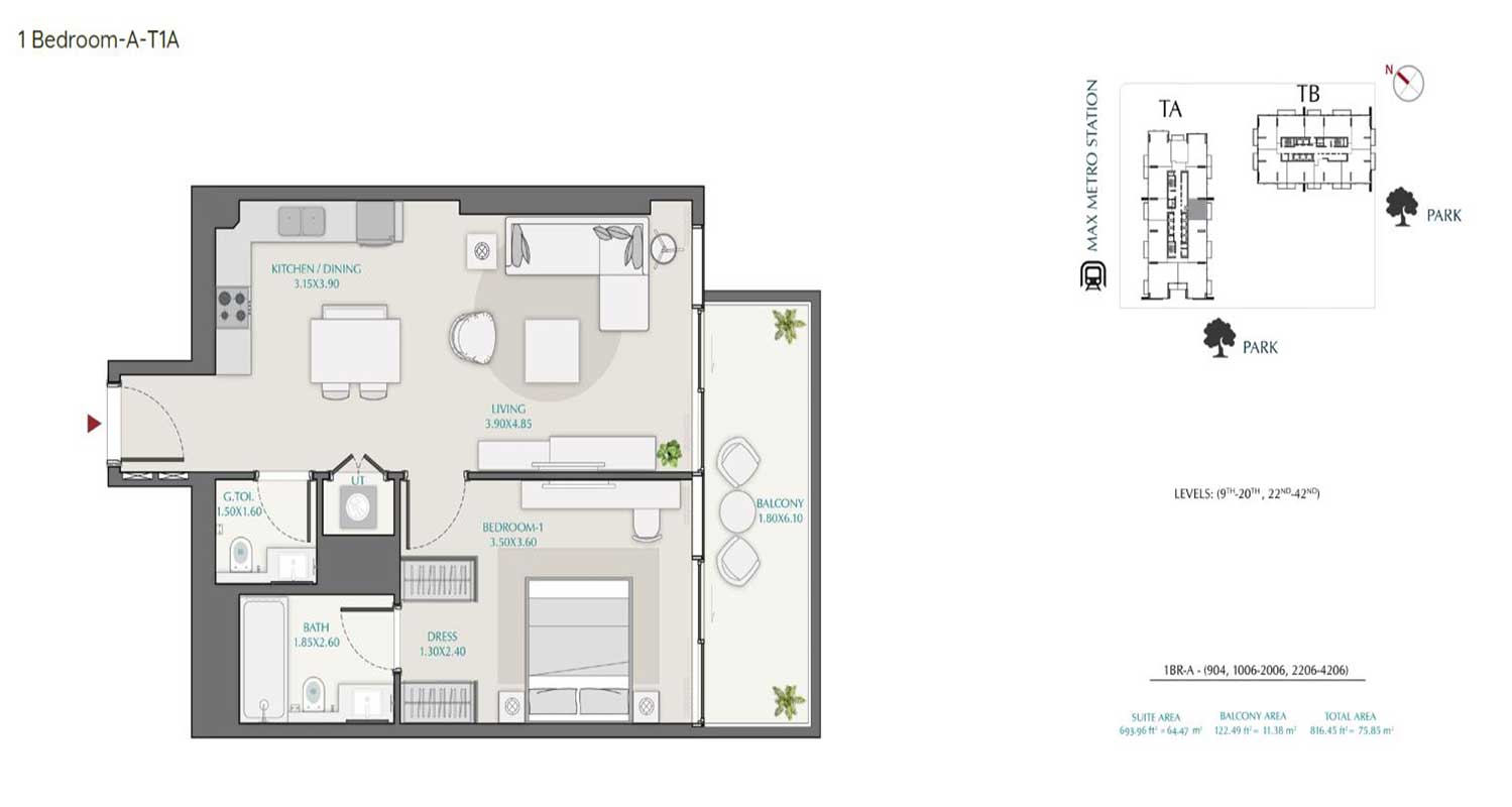 wasl-avenue-park-tower-1-bedroom wasl-avenue-park-tower-1-bedroom