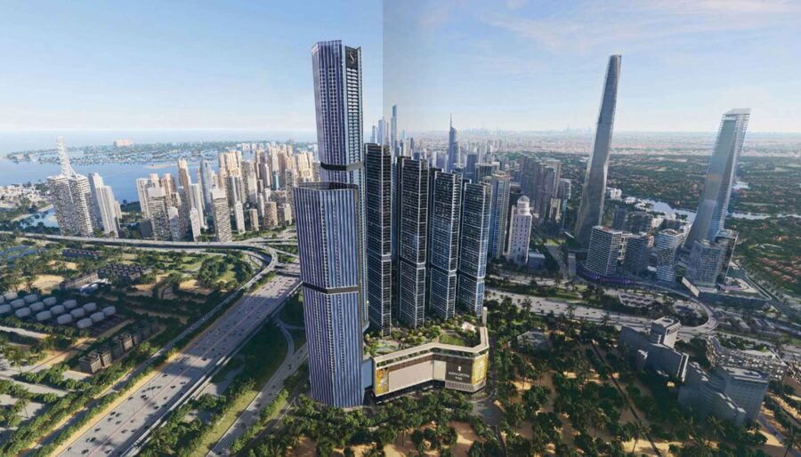Pinnacle Tower at Sobha Central — Jebel Ali, Dubai