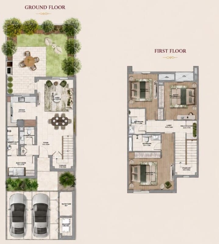 3 Bedroom — Floor Plan