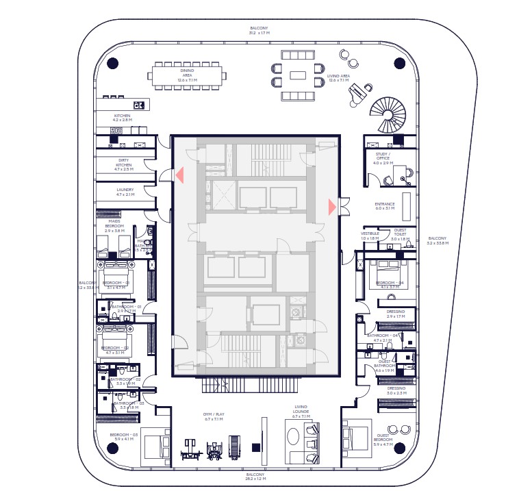 Layout B — Floor Plan