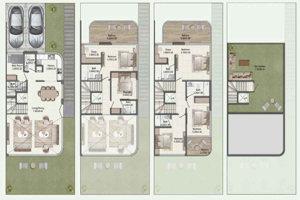 5 Bedroom — Floor Plan
