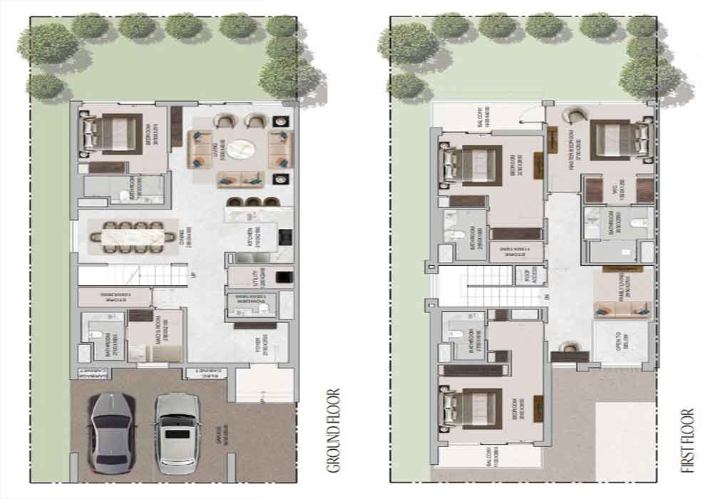 3 Bedroom — Floor Plan