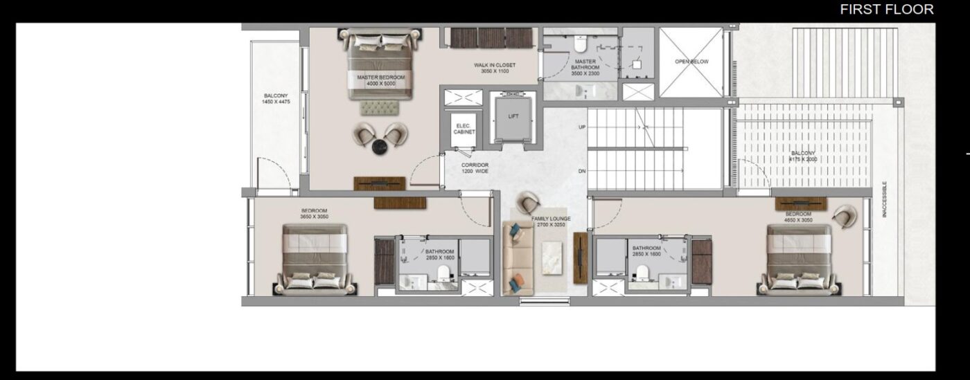 6 Bedroom — Floor Plan