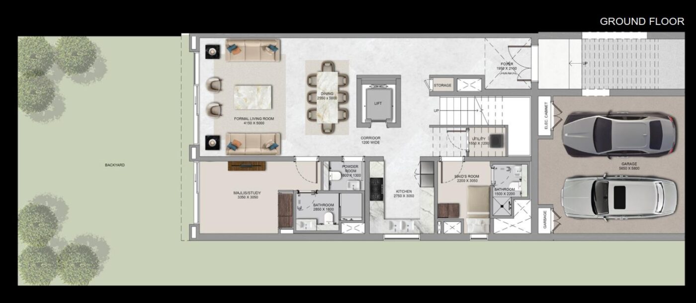 5 Bedroom — Floor Plan