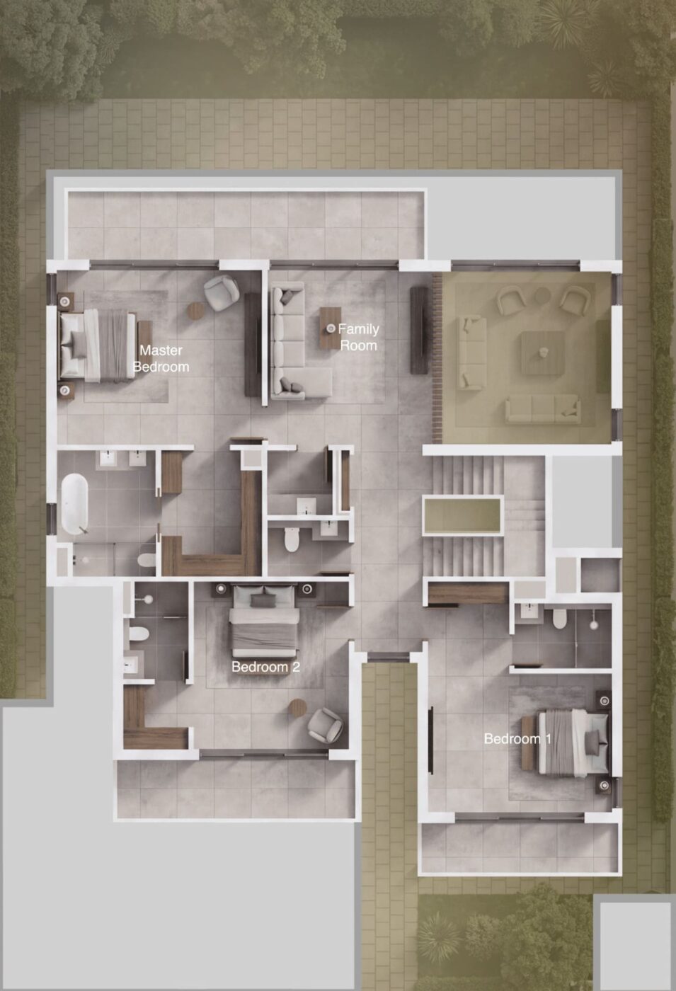 3 Bedroom — Floor Plan