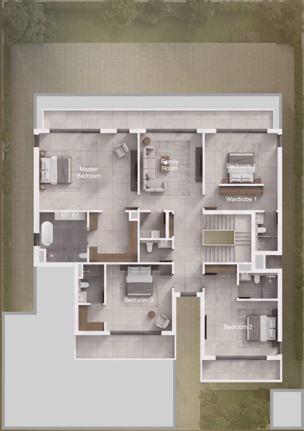5 Bedroom — Floor Plan